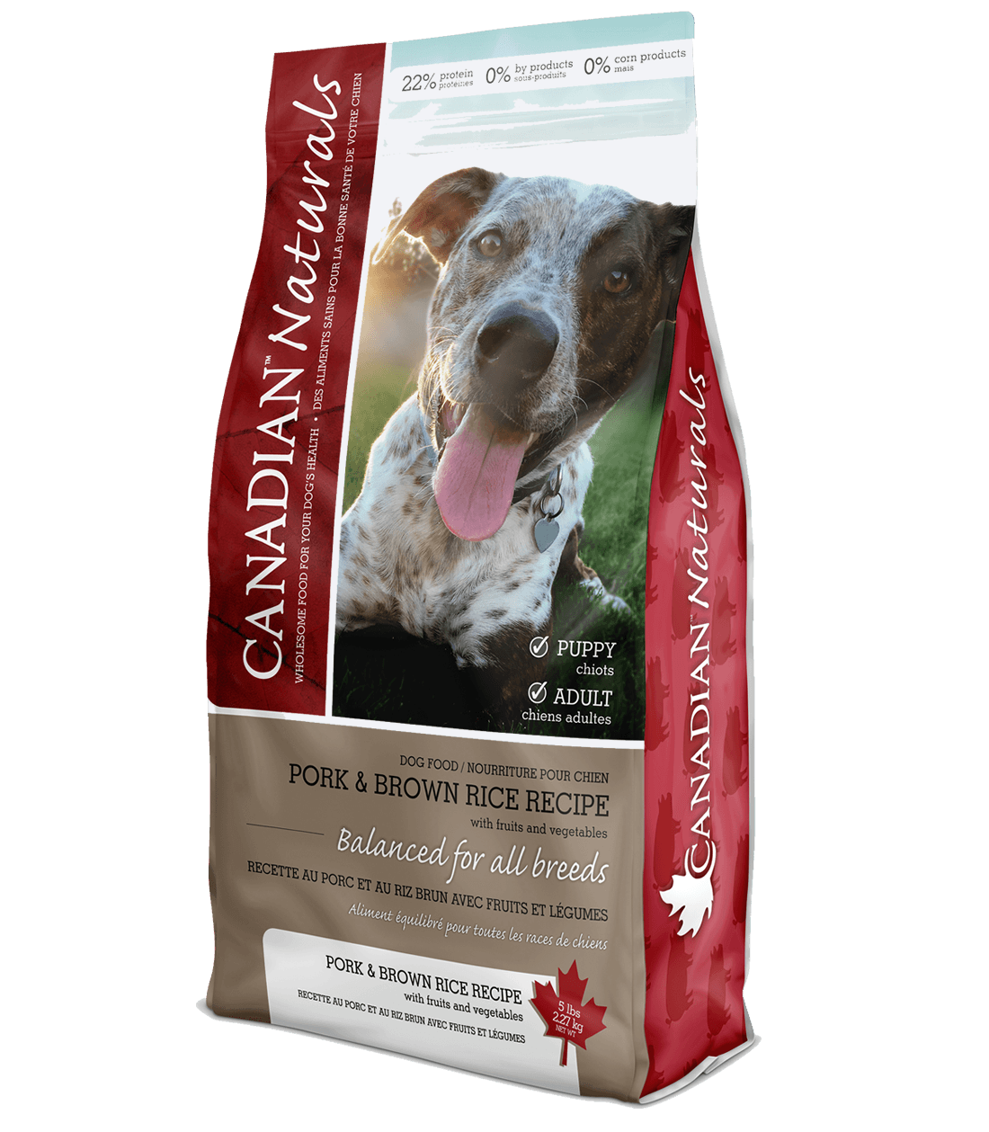 Canadian Naturals - Pork & Brown Rice Recipe for Dogs