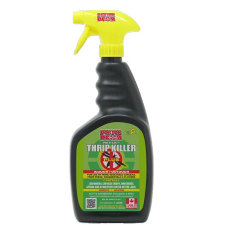 Front view of Doktor Doom Thrip Killer Plus 1 Litre Thrips Insecticide on a white background