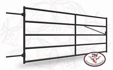 2W Canadian Made Lemsco Series Medium Duty 5 Rail Farm Gate