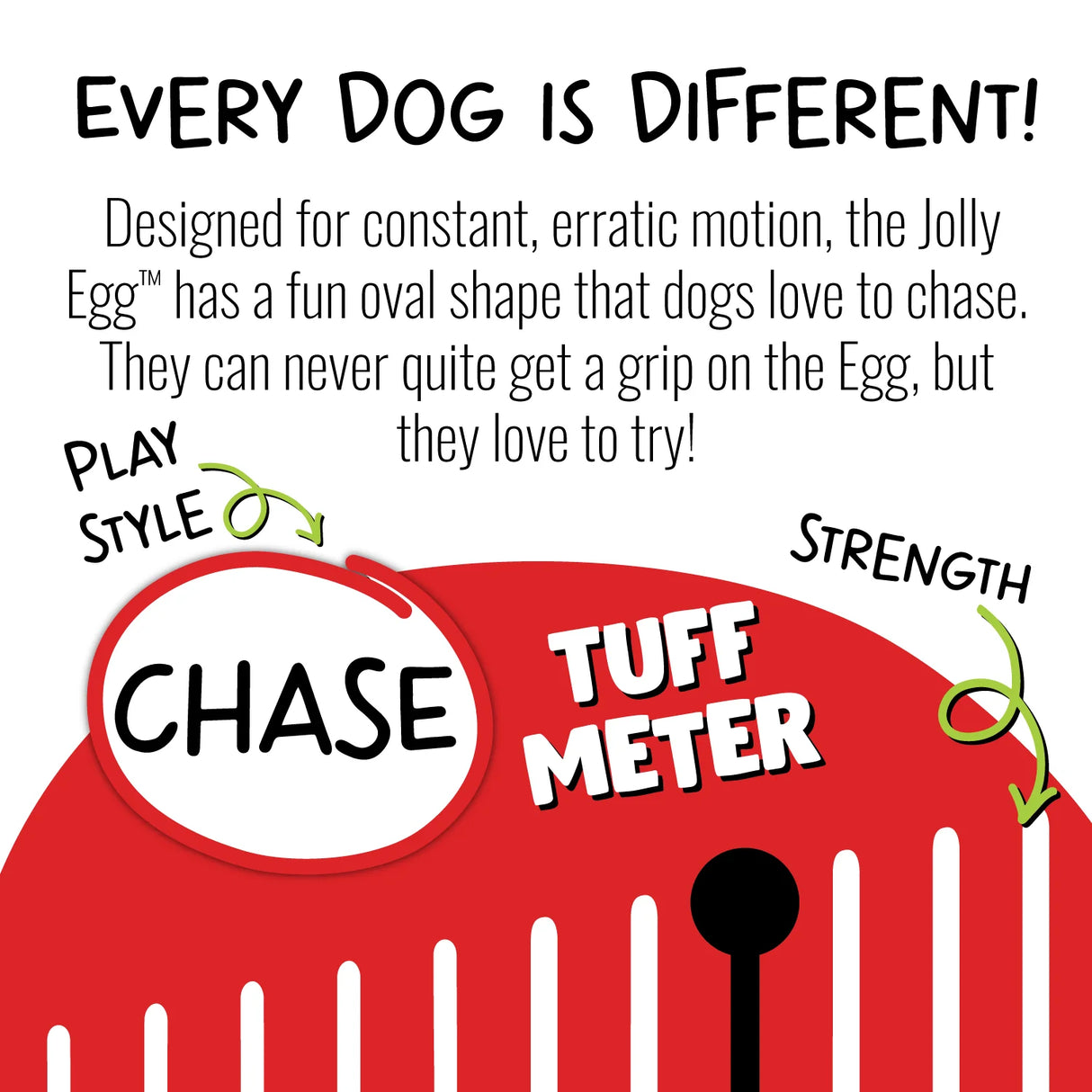 Jolly Pets 12" Jolly Egg Herding Dog Toy
