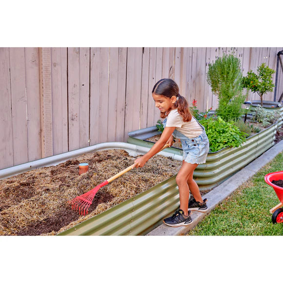 Corona Kids Long Handle Rake | Children's Garden Tool