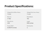 Product specifications of Gallagher Electric Fencing Turbo Wire 9 Strand 200 Metre Roll