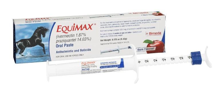 Equimax Horse Dewormer  Paste 1.87% Ivermectin & 14.03% Praziquantel