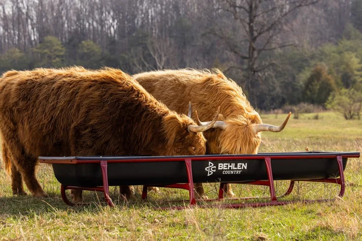 Behlen Stockman Elite 10' Bunk Feeder - Red Powder Coat
