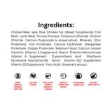 List of ingredients in FirstMate Skoki Original dog food with icons