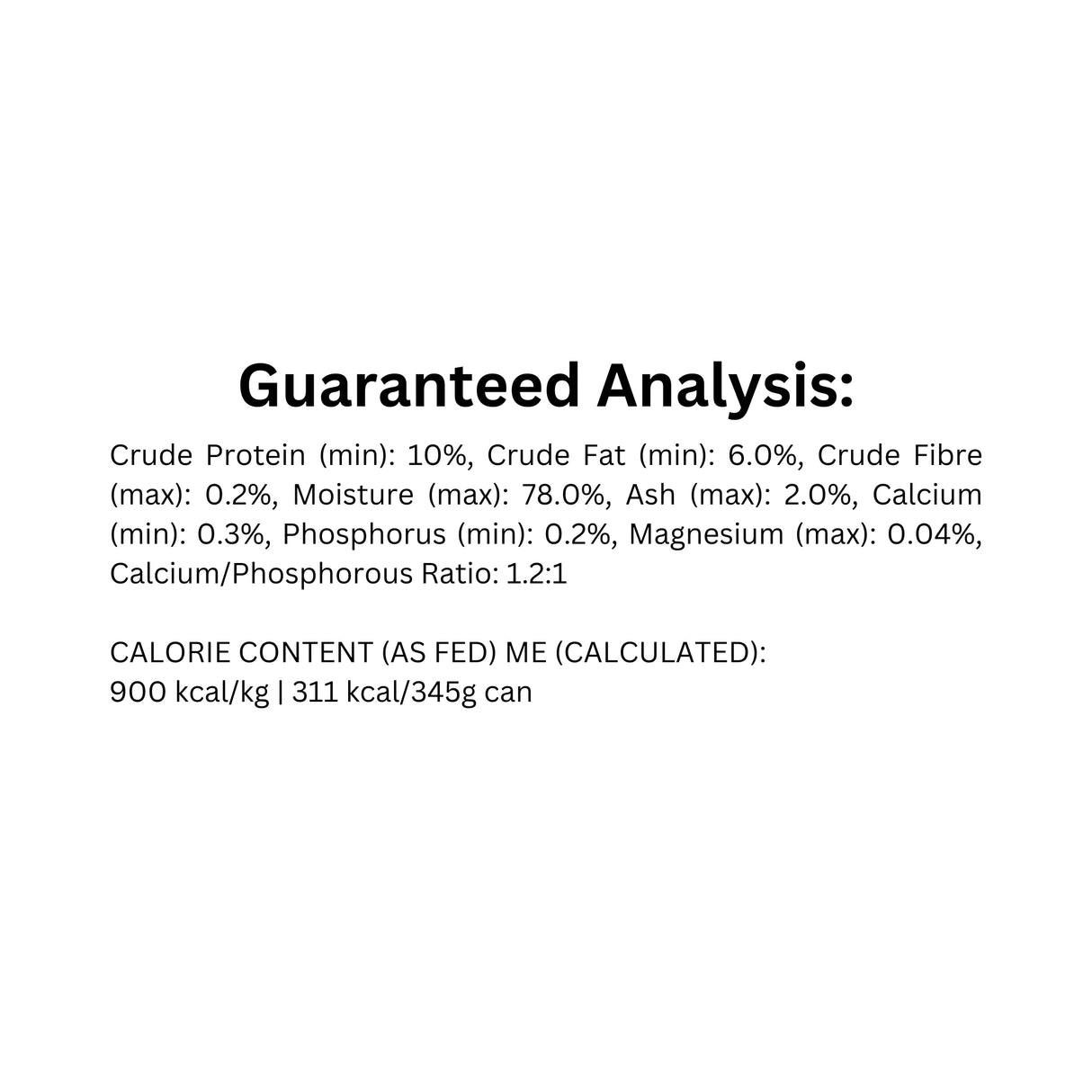 Guaranteed analysis label of FirstMate Skoki Ranch dog food