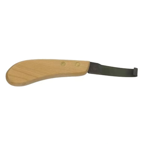 Frost horse hoof trimmer with wide carbon steel blade on a white background