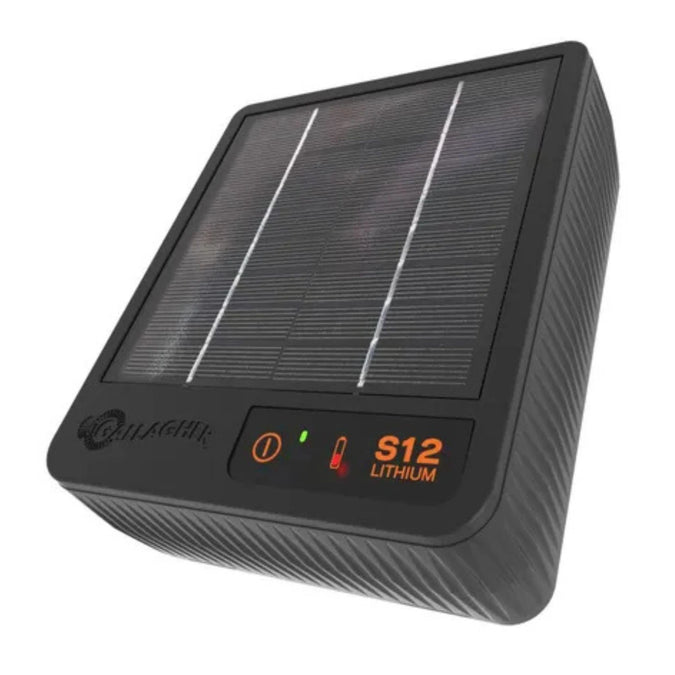 Gallagher S12 lithium solar fence energizer