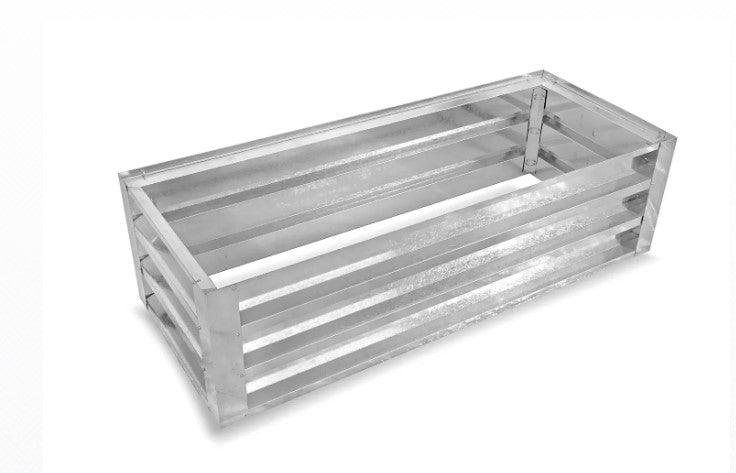 Galvanized Open Bottom Planter Box 6'X3'