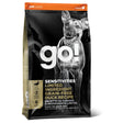 A front view of Go! Solutions Sensitivities Limited Ingredient Grain Free Duck Recipe Dog Food on a white background
