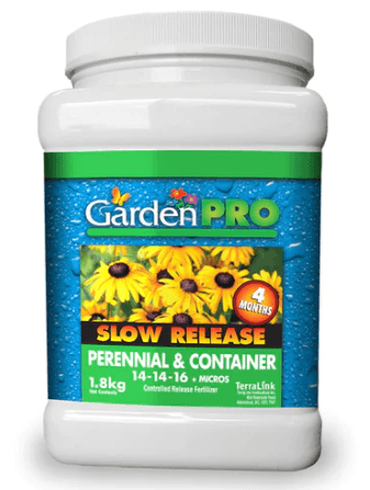 slow release fertilizer for container plants Garden Pro Slow Release Fertilizer 14-14-16 + Micros