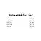 Guaranteed analysis of Happy Days Dog Food Topper