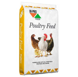 Front side view of Hi-Pro Feeds 18% All Purpose Laying Poultry Pellets 20kg Chicken Feeds on a white background
