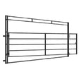 An angled view of a medium duty high pole walk thru gate from the 2W Lemsco Series on a white background