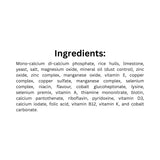 Ingredient list of Hoffman’s all-purpose mineral horse feed