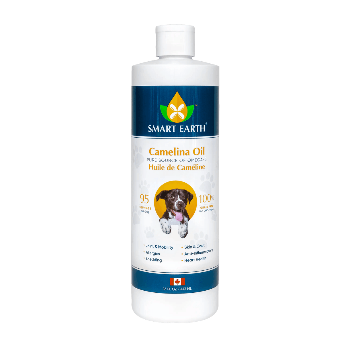 Smart Earth Camelina Oil for Dogs and Cats - 16 oz.