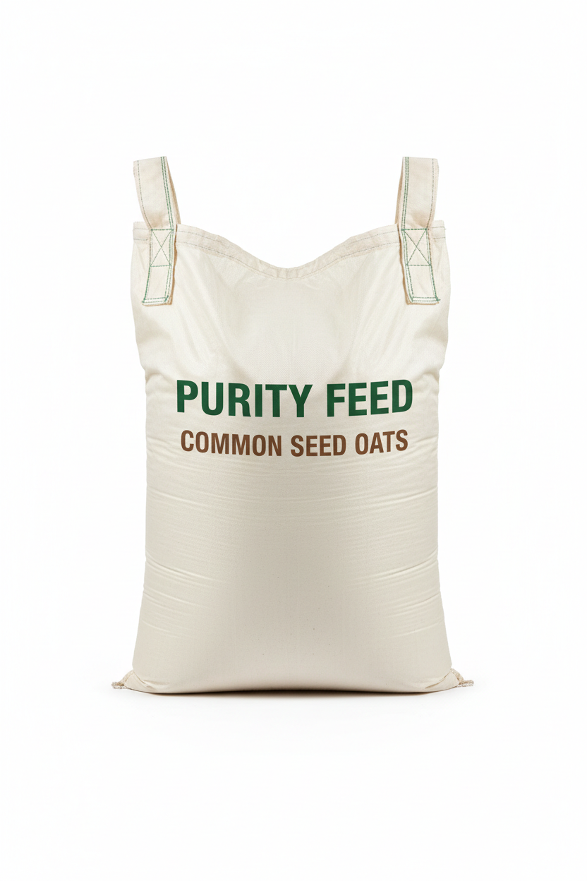 Purity Feed Common Seed Oats 1000 kg Mini Bulk Bag
