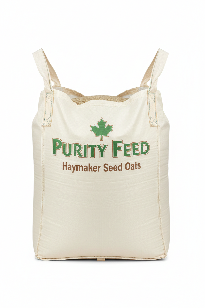 Purity Feed Haymaker Seed Oats 1000 kg Mini Bulk Bag