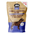 Front view of Jay's Bison & Blackberry Dog Treats on a white background