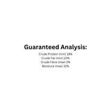 Guaranteed analysis of Jay's Dog Treats Lamb and Green Apple formula