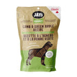 Front view of Jay's Dog Treats Lamb and Green Apple on a white background