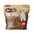 Front view of Jay’s Tid Bits Hip Joint Peanut Butter Dog Treats on a white background