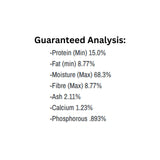 Guaranteed Analysis of K9 Choice Complete Cuisine Frozen Plus Rabbit Dog Food