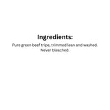 List of ingredients in K9 Choice Pure Green Tripe Beef Dog Food