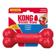 Front view of Kong rubber bone chew dog toy on a white background