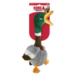Front view of Kong Shakers Honkers Duck plush dog toy on a white background