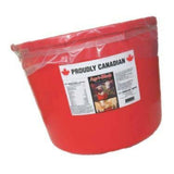 Front view of Canadian Agri-Blend Livestock Feed Agri-Block 20% All Species Feed Tub on a white background