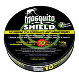 Front view of Mosquito Shield Mosquito Repellent Coil Tin Pack on a white background