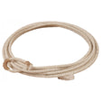 A front view of Mustang Lariat Rope 5/16in x 20ft Waxed Nylon Rope on a white background