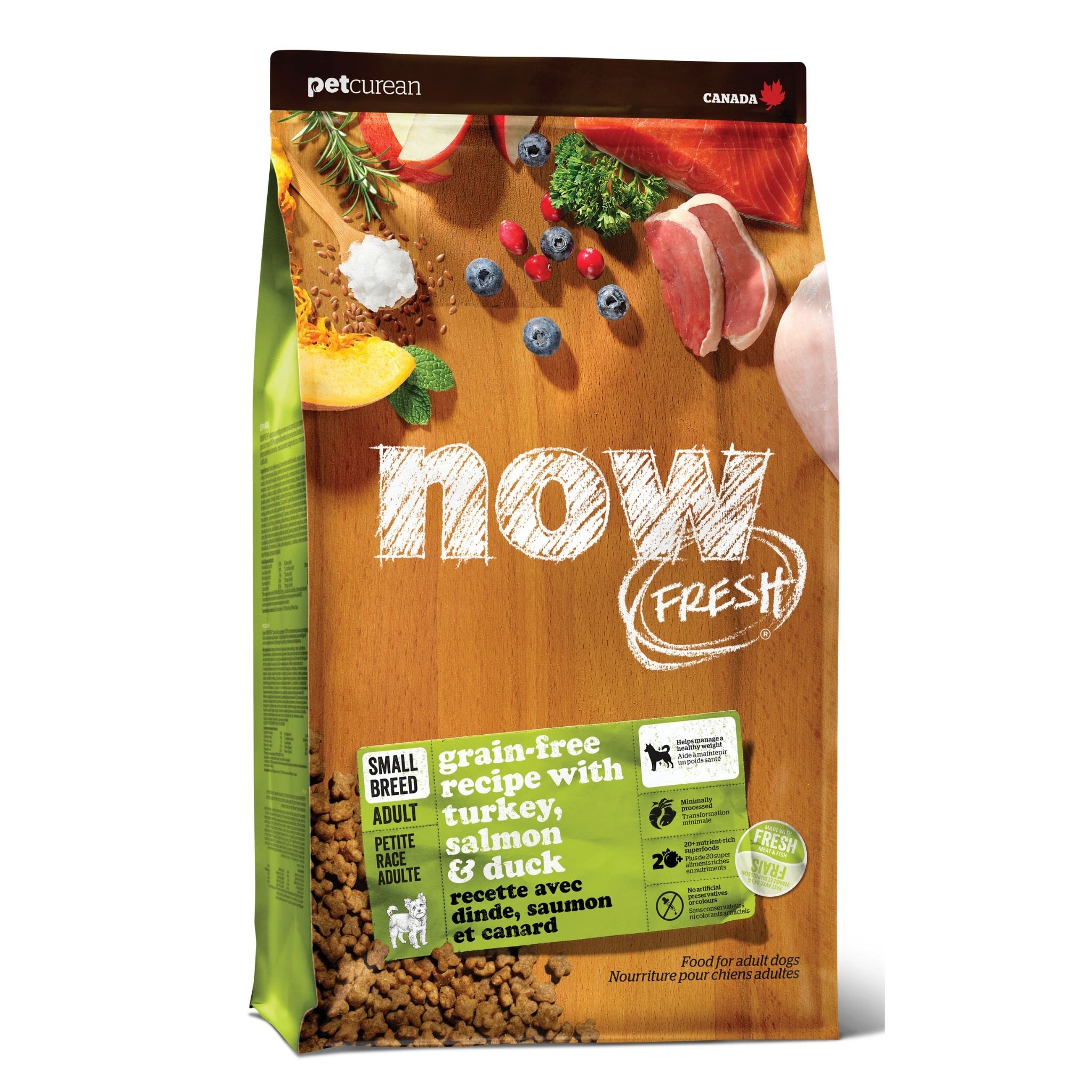 Now Fresh | Grain Free Small Breed Adult Recipe | Turkey, Salmon