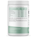 Back view of Nutrience Care Skin & Coat Dog Supplement packaging with nutritional details on a white background