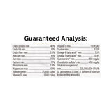 Guaranteed Analysis of Nutrience Grain Free Cat Food Turkey Chicken and Herring