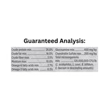 Guaranteed Analysis of Nutrience Infusion Healthy Adult Beef Dog Food