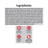 List of Ingredients of Nutrience Infusion Healthy Adult Beef Dog Food with icons