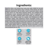 Ingredients list of Nutrience Infusion Healthy Adult Ocean Fish Dog Food with icons
