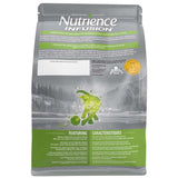 A back view of Nutrience Infusion Healthy Kitten Chicken Cat Food on a white background
