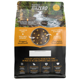 A back view of Nutrience SubZero Fraser Valley Grain Free High Protein Cat Food on a white background