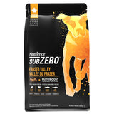 A front view of Nutrience SubZero Fraser Valley Grain Free High Protein Dog Food 10kg on a white background
