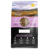 Back view of Nutrience SubZero Pork & Apple Dog Food on a white background