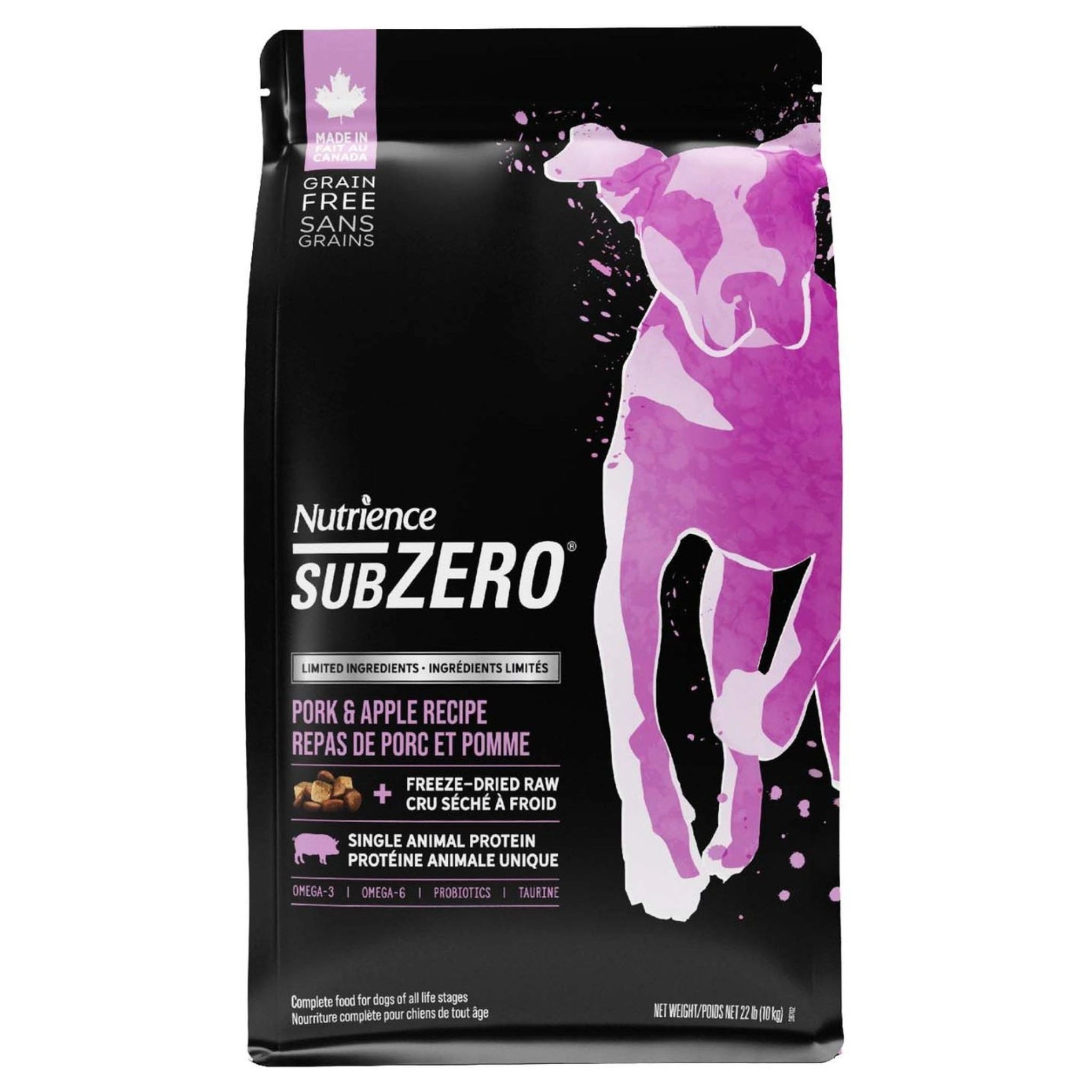 Nutrience | SubZero Limited Ingredient | 10kg | Pork & Apple Dog