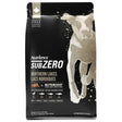 A front view of Nutrience SubZero Northern Lakes grain-free 10kg fish and duck dog food on a white background