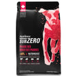 A front view of Nutrience SubZero Prairie Red High Protein Dog Food bag on a white background