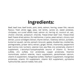 List of Ingredients of Nutrience SubZero Prairie Red Grain Free Pâté Dog Food