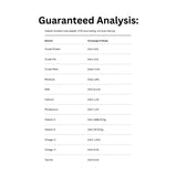 Guaranteed analysis of Open Farm Ancient Grains Beef Dog Food