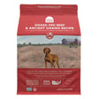 Front view of Open Farm Ancient Grains Beef Dog Food on a white background