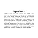 List of ingredients of Open Farm Ancient Grains Beef Dog Food